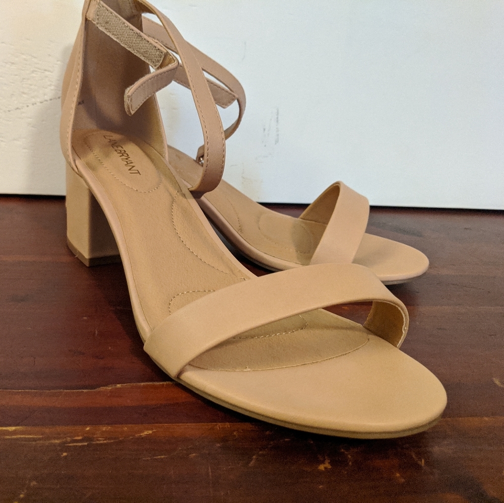 Lane Bryant Block Heel Sandal- NWT